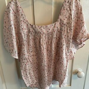 Floral Pink Women's Top